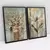 Quadro Decorativo A Delicadeza das Flores e a Harmonia Feminina Kit com 2 Quadros - NG Arts