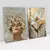 Quadro Decorativo A Delicadeza das Flores e a Harmonia Feminina Kit com 2 Quadros na internet