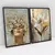 Quadro Decorativo A Delicadeza das Flores e a Harmonia Feminina Kit com 2 Quadros - loja online