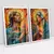 Imagem do Quadro Decorativo A Luz Divina Jesus e Maria Kit com 2 Quadros