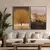 Quadro Decorativo Abstrato Árvore em Tons de Marrom e Bege com Dourado Kit de 2 Quadros - comprar online