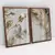 Quadro Decorativo Abstrato Marbled Flowers Kit com 2 Quadros - NG Arts