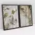 Quadro Decorativo Abstrato Marbled Flowers Kit com 2 Quadros - NG Arts