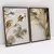 Quadro Decorativo Abstrato Marbled Flowers Kit com 2 Quadros - loja online