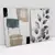 Quadro Decorativo Abstrato Mural Floral Azul Ciano Kit com 2 Quadros na internet