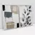 Quadro Decorativo Abstrato Mural Floral Azul Ciano Kit com 2 Quadros na internet