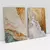 Quadro Decorativo Abstrato Ouro e Areia Kit com 2 Quadros na internet