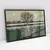Imagem do Quadro Decorativo Horizontal Paisagem Verde da Árvore Refletida