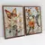Quadro Decorativo Borboleta, Beija-Flor e Flores 2 Quadros - NG Arts