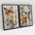 Imagem do Quadro Decorativo Borboleta, Beija-Flor e Flores 2 Quadros