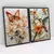 Quadro Decorativo Borboleta, Beija-Flor e Flores 2 Quadros - loja online
