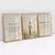 Quadro Decorativo Jesus e Versículos Kit com 3 Quadros - comprar online