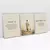 Quadro Decorativo Jesus e Versículos Kit com 3 Quadros - loja online