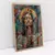 Quadro Decorativo Jesus Orando Efeito 3D de Mosaico de Ladrilhos - comprar online