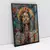 Quadro Decorativo Jesus Orando Efeito 3D de Mosaico de Ladrilhos - NG Arts