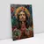 Quadro Decorativo Jesus Orando Efeito 3D de Mosaico de Ladrilhos - loja online