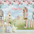 Papel de Parede Infantil Delicado Menina no Balanço Pn271 - Decorgraf