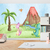 Imagem do Papel de Parede Infantil Dinossauro Pn372