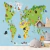 Papel de Parede Infantil Mapa Mundi Pn379 - Decorgraf