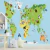 Papel de Parede Infantil Mapa Mundi Pn379