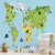 Papel de Parede Infantil Mapa Mundi Pn379 - comprar online