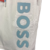 Bermuda Hugo Boss Mauricinho Branca Logo Azul Claro - comprar online