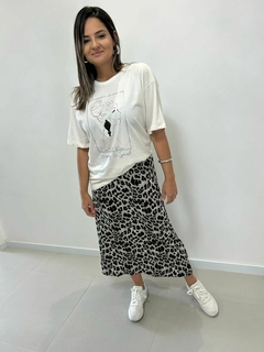 T-shirt Having to Speak - Off white na internet