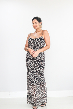 Vestido Animal print na internet