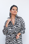 Camisa Botões Animal Print - comprar online