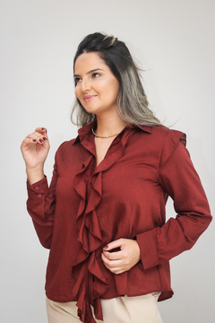 Camisa Babado - comprar online