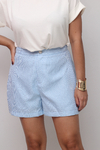 Shorts Curto Tweed Azul - comprar online