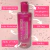 Frasco rosa de Água Micelar Dermachem, com informações sobre suas propriedades demaquilantes e ingredientes.