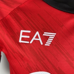 Camisa Napoli Edição especial 23/24 - Jogador EA7 Masculina - Vermelha - Lux Imprts | CAMISAS DE FUTEBOL E BASQUETE