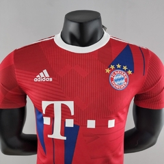 Camisa Bayern de Munique (mash-up) 22/23 Jogador Adidas Masculina - Vermelho na internet