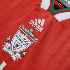 Camisa Retrô Liverpool Home 1993 Torcedor Adidas Masculina - Vermelho e Branco - loja online