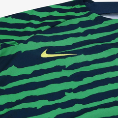 Camisa Seleção Brasileira Pré-Jogo 2022 Torcedor Nike Masculina - Azul e Verde - Lux Imprts | CAMISAS DE FUTEBOL E BASQUETE