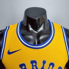 Camiseta Regata Golden State Warriors Amarela e Azul - Nike - Masculina - Lux Imprts | CAMISAS DE FUTEBOL E BASQUETE