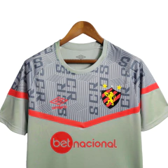 Camisa Sport Recife Treino 23/24 - Torcedor Umbro Masculina - Cinza com patrocínio - Lux Imprts | CAMISAS DE FUTEBOL E BASQUETE