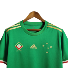 Camisa Cruzeiro III 21/22 Torcedor Masculina - Verde em homenagem as raizes palestrinas