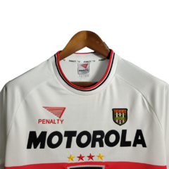 Camisa Retrô São Paulo I 2000 - Masculina Penalty - Branca com símbolo do Paulistão - Lux Imprts | CAMISAS DE FUTEBOL E BASQUETE