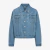 Jaqueta Jeans EVISU Oversized com Cristais Embellished Feminina - comprar online
