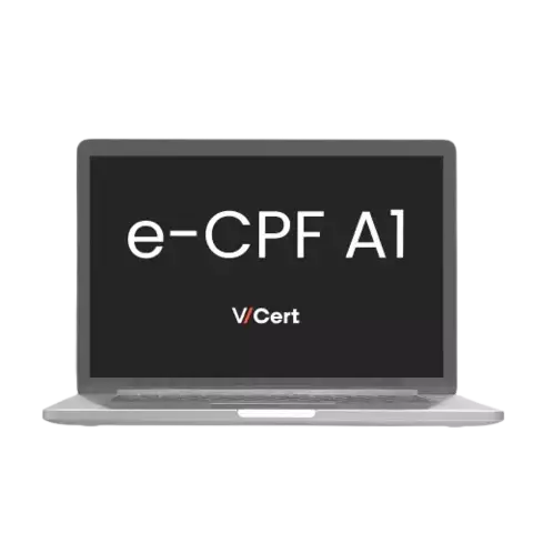 Certificado Digital e-CPF A1 - 1 Ano