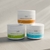 Três potes de máscara capilar Ossi Hair Care, incluindo Crono Mask Recover Carbon, Crono Mask Cresce Hidra e Crono Mask Nutri Pós Química.