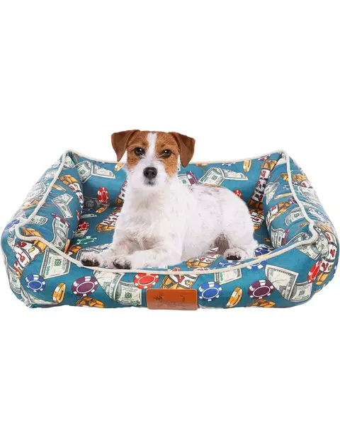 Cama sofá para perros con estampas