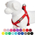 Arnes perro Nylon con correa, colores varios