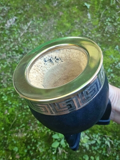 Mate Imperial Alpaca cincelado - comprar online