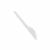 CUCHILLO BLANCO PLASTICO x 1000