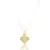 Gargantilha com Pingente Trevo Banhado a Ouro 18k