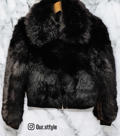 Campera piel