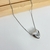 Cadena corazón silver